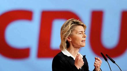 Zum Umdenken will Arbeitsministerin Ursula von der Leyen die CDU/CSU bewegen. Deutschland brauche mehr qualifizierte Zuwanderung.