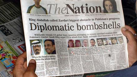 Auch in Pakistan bestimmen die Wikileaks-Veröffentlichungen die Schlagzeilen.