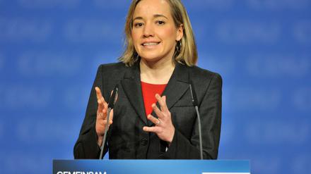 Familienministerin Kristina Schröder.