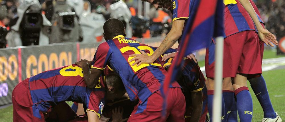 Barcelona kam aus dem Jubeln gar nicht mehr heraus.