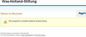 Über die Wau-Holland-Stiftung konnte man Wikileaks unterstützen. Zumindest im Netz geht das nicht mehr - Paypal hat das Konto gesperrt.