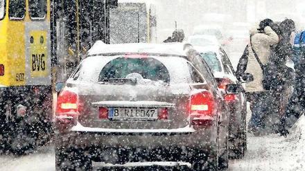 Für viele Berliner war am Donnerstag das Fortkommen schwierig. 