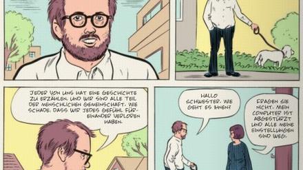 Liebenswertes Ekel: Am Montag erscheint Clowes' "Wilson" bei Eichborn auf Deutsch.