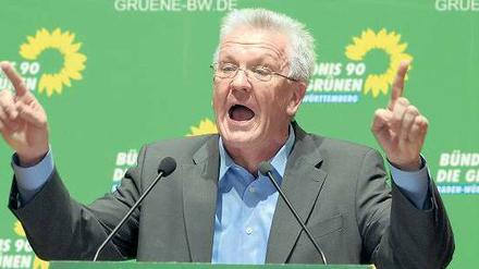 Bald Ministerpräsident im Südwesten? Der grüne Landtagsfraktionschef Winfried Kretschmann. Foto: dpa