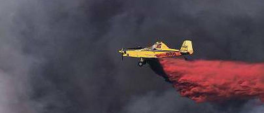 Einsatz im Karmel-Gebirge. Foto: AFP