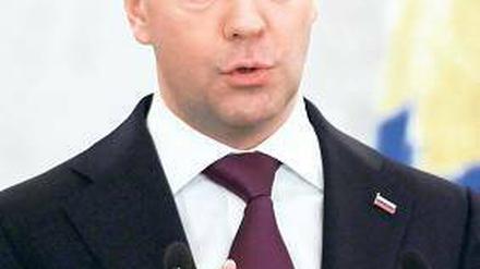 Russlands Präsident Medwedew