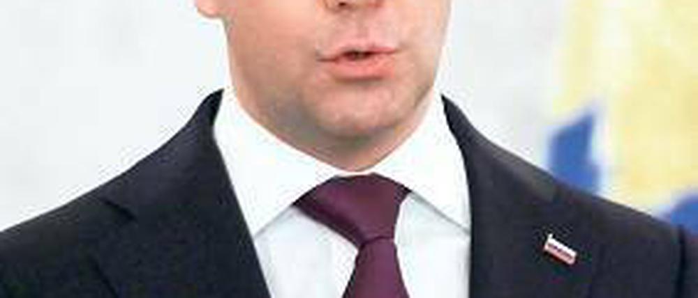 Russlands Präsident Medwedew