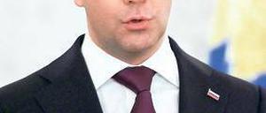 Russlands Präsident Medwedew