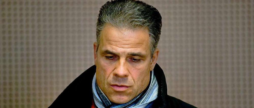 Karsten Speck vor Prozessbeginn im Landgericht in Frankfurt an der Oder.