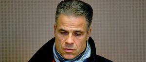 Karsten Speck vor Prozessbeginn im Landgericht in Frankfurt an der Oder.