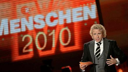Aufzeichnung der ZDF-Sendung "Menschen 2010" mit Thomas Gottschalk.