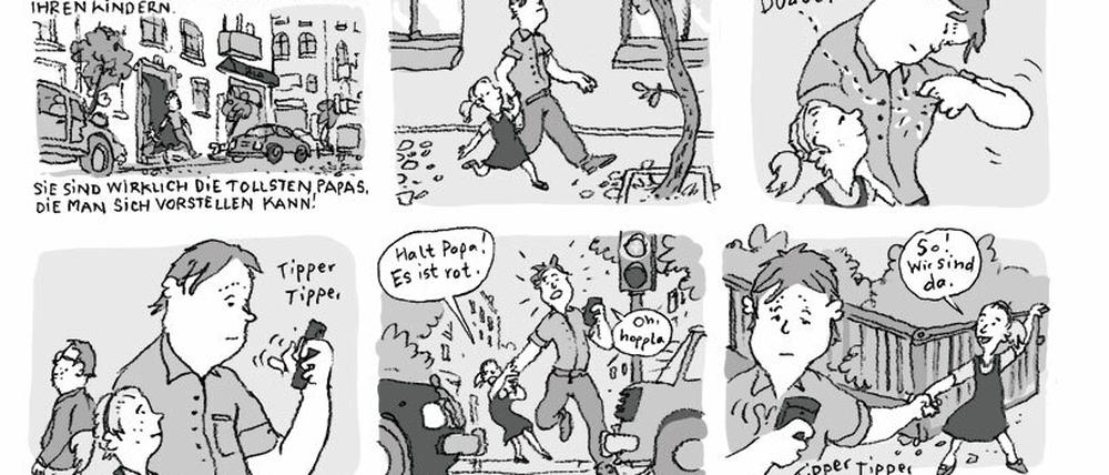 Profilneurotiker. Eine Szene aus der Reihe.