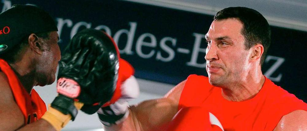 Im Training verletzt: Wladimir Klitschko.