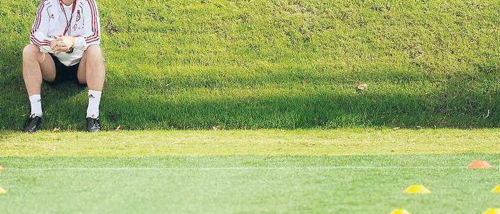 Einsamer Entscheider: Louis van Gaal.