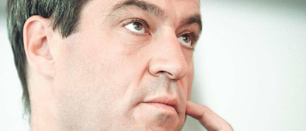 Mal nachdenklich. Monatelang hat sich Markus Söder auf Bayern beschränkt. Und die CSU-Landesgruppe war froh darüber.
