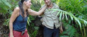 Katy Karrenbauer, die ewige Zweitplatzierte, herzt den späteren Sieger.