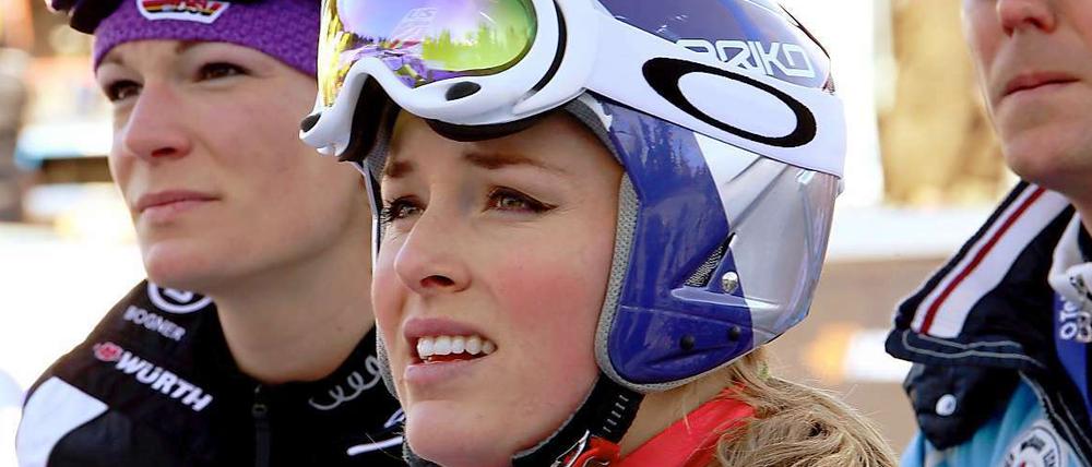 Nah beieinander. Lindsey Vonn (r.) und Maria Riesch sind befreundet, aber auch Konkurrentinnen um den WM-Titel. 
