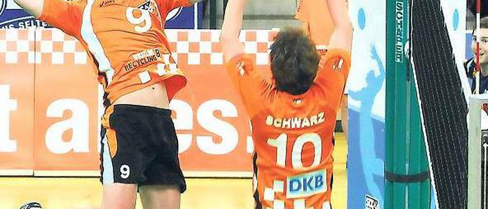 Lizenz zum Schmettern. Der junge Ricardo Galandi (Nr. 9) ist mittlerweile Stammspieler beim SCC Berlin.