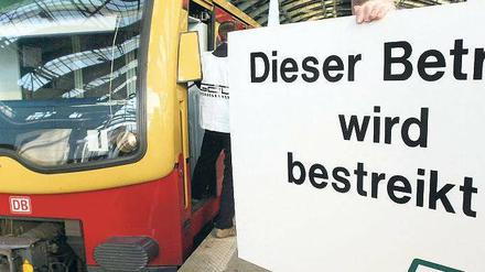 Hoffentlich nicht! Zuletzt wurde bei der Berliner S-Bahn 2007 gestreikt.