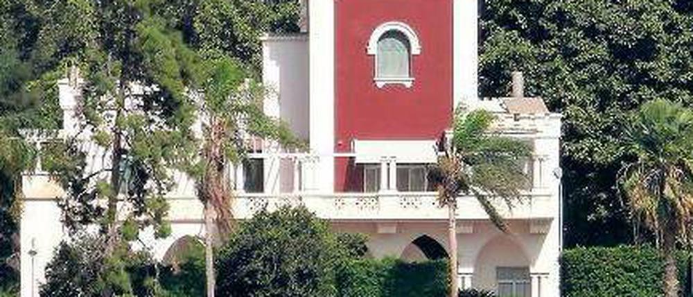 Villa am Meer. Über die Herkunft des Besitzes der Familie Mubarak - hier eines der Feriendomizile - gibt es viele Spekulationen.