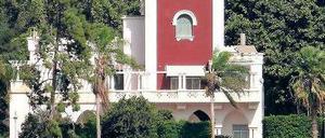 Villa am Meer. Über die Herkunft des Besitzes der Familie Mubarak - hier eines der Feriendomizile - gibt es viele Spekulationen. 