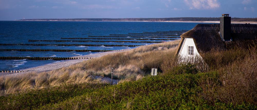 Ferienhaus in den Dünen auf der Halbinsel Fischland-Darß-Zingst.