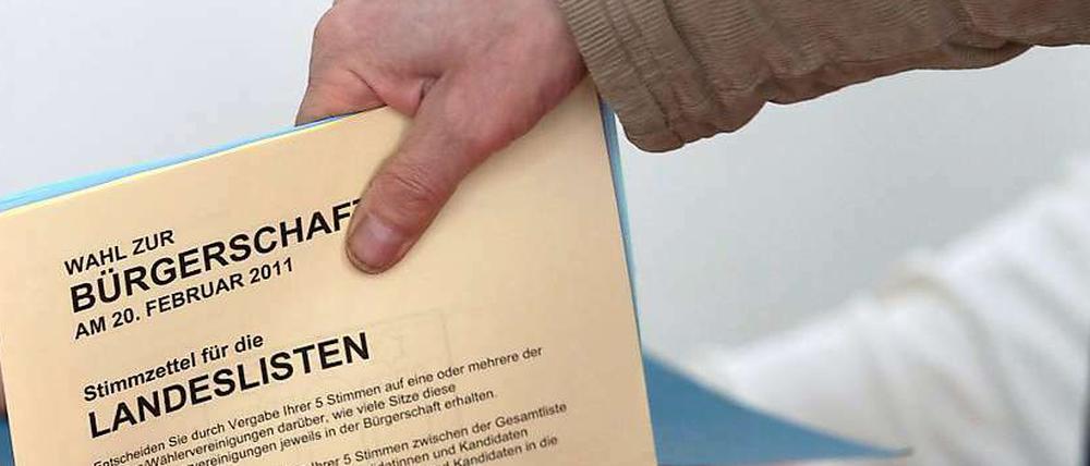 Die Hamburger haben die Wahl.