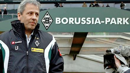 Ex-Berliner am Rhein: Lucien Favre darf sich mit dem Tabellenletzten Gladbach über einen Sieg freuen.