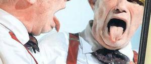 Krone des Lebens. Gert Voss als Spiegelbildner und Bernhard-Spieler. Foto: J. Fieguth