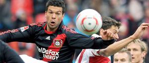 Am Sonntag gegen Stuttgart durfte Michael Ballack wieder mitmischen.