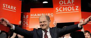 Mann der Stunde: Olaf Scholz, siegreicher Spitzenkandidat der Hamburger SPD.