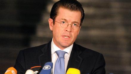 Verteidigungsminister Karl-Theodor zu Guttenberg.