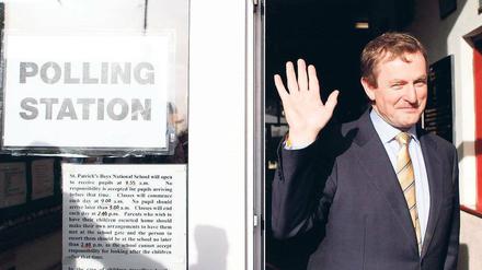 Der Neue in Dublin. Enda Kenny, Chef der Partei Fine Gael, wird voraussichtlich künftig Irland regieren. 