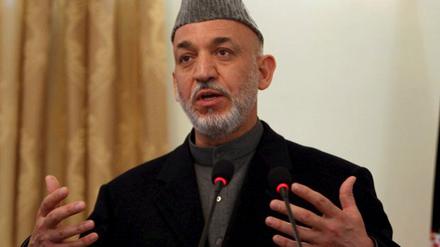 Afghanistans Präsident Hamid Karsai.