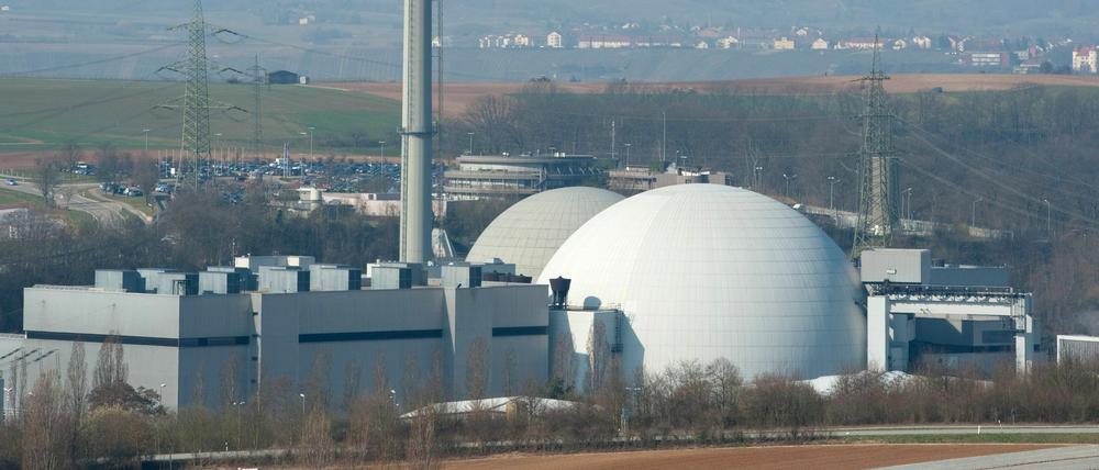 Das Kraftwerk Neckarwestheim I wird stillgelegt.