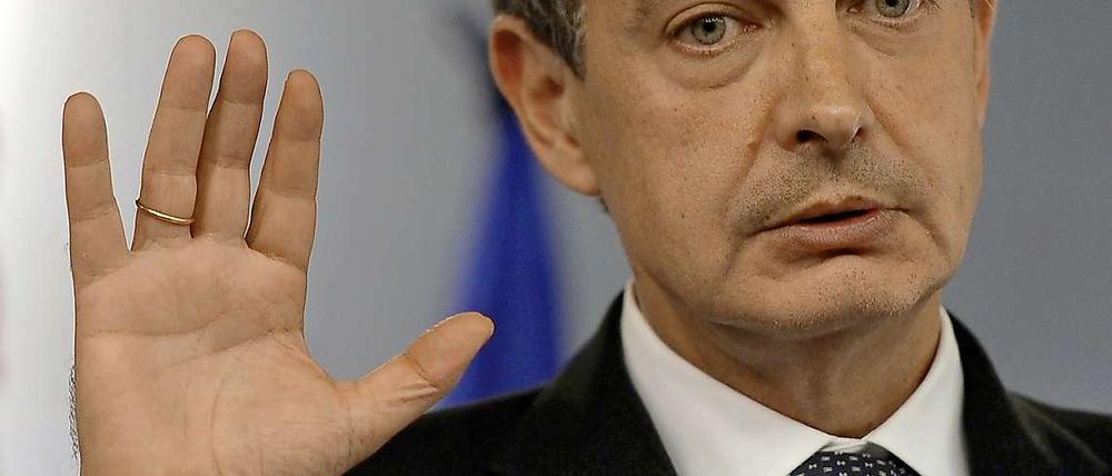 Spaniens Regierungschef José Luis Rodríguez Zapatero.