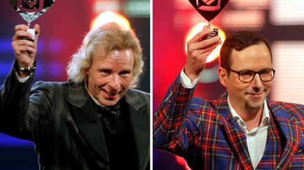 Glückliche Geehrte: Thomas Gottschalk und Kurt Krömer.