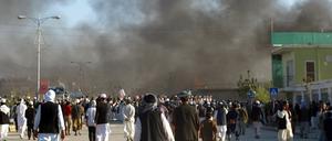 Chaos und Gewalt in Afghanistan.