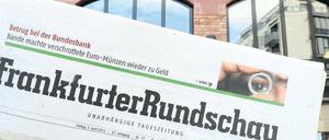 Unsichere Zukunft. Im Verlagsgebäude der „Frankfurter Rundschau“ wird es nach dem Abbau von Arbeitsplätzen deutlich leerer. 