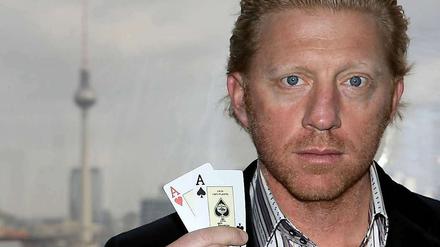 Boris Becker, 43, Ex-Tennisstar, ist Unternehmer und wirbt seit Jahren für Pokerturniere. Er lebt inzwischen in der Schweiz.