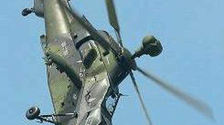 Kampfhubschrauber – lange schon wartet die Bundeswehr auf den Tiger. Foto: ddp