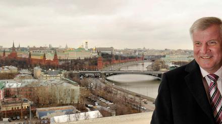 Horst Seehofer in Moskau.