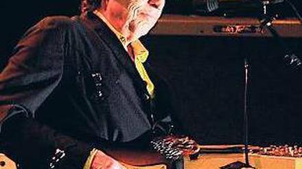 Protest oder Song. Dylan bei seinem Auftritt in Peking am 6. April. 