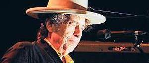 Protest oder Song. Dylan bei seinem Auftritt in Peking am 6. April. 