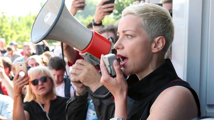 Maria Kolesnikowa lässt sich auch von Einschüchterungsversuchen nicht beeindrucken. 