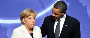 Bundeskanzlerin Angela Merkel und US-Präsident Barack Obama in Washington im April 2010.