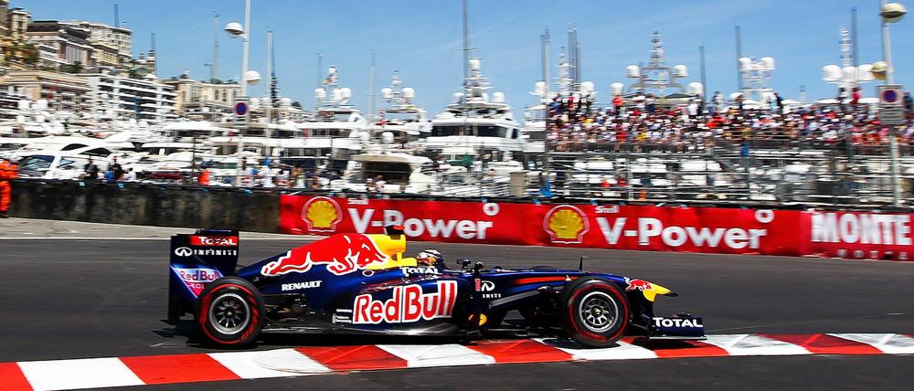 Sebastian Vettel fuhr mal wieder als Erster über die Ziellinie.