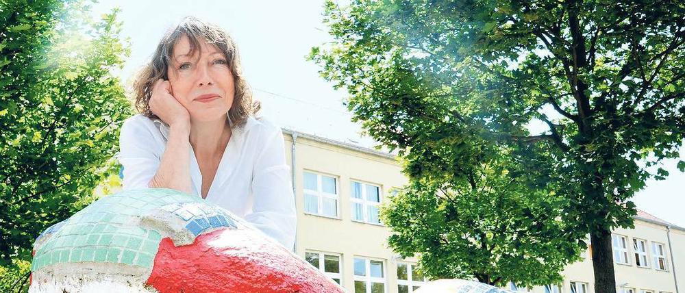 Beziehungslehrerin. Gabriele von Wuntsch hat 34 Jahre lang Kunst unterrichtet. Die 63-Jährige verlässt nun die Fritz-Karsen-Schule in Britz.