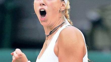 Faustdick. Sabine Lisicki bejubelt in Wimbledon ein großes Comeback. 