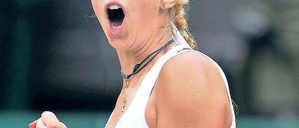 Faustdick. Sabine Lisicki bejubelt in Wimbledon ein großes Comeback. 